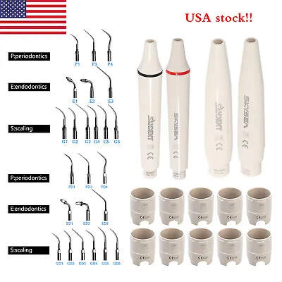 Dental Ultrasonic Scaler Handpiece / 10Pcs Dental Ultrasonic Piezo Scaler Tips • $36.54