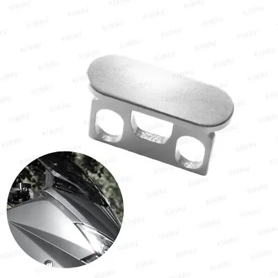 Mirror Block Offs Base Cover Plate Aluminum Silver Fits Yamaha T-MAX 530 2012- • $30.50