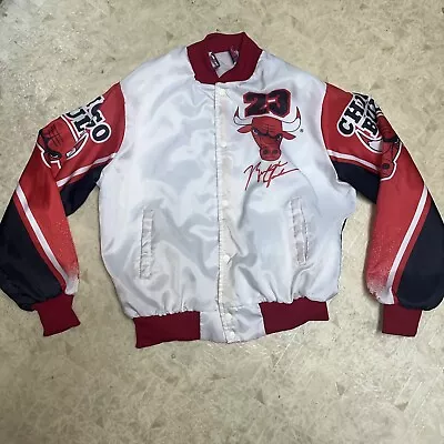 Michael Jordan Chalk Line Jacket Vintage Chicago Bulls Mens Large 90’s • $130