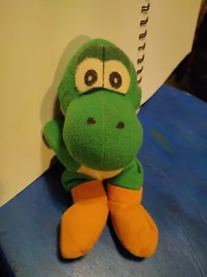 Nintendo Vtg Yoshi Plush Beanie Stuffed Animal 5  Licensed Mario Mascot • $9.89