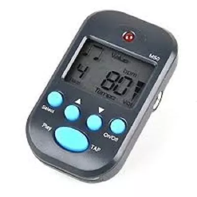 Black Portable LCD Digital Mini Metronome Beat Tempo W/ Cell Battery USA • $10.53