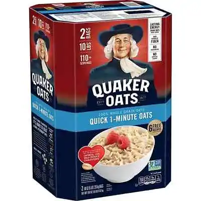 Quaker Oats Old Fashioned Oatmeal{ 5 Lbs 2-count - Total 10 Lbs} • $20.43