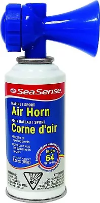 SeaSense Large Marine Sport Signal Air Horn 3.5oz Heard From 1 Mile New Sealed • $12.94