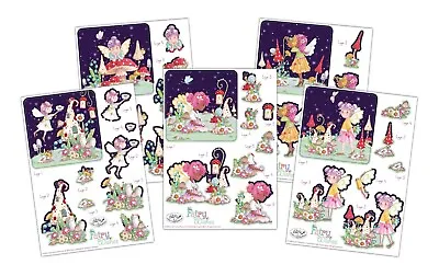 Fairy Wishes 10 Sheet Decoupage Set & Option Of Coordinating 6x6  Paper Pad • £3.99