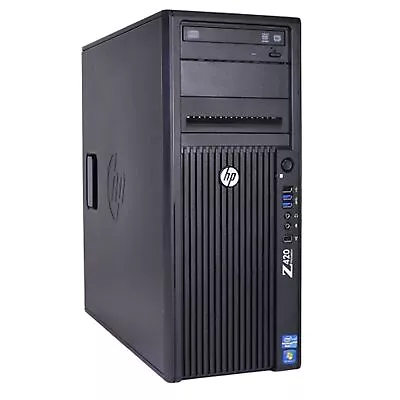 HP Z420 Workstation 16GB 750GB E5-1603 NO OS Black • $82