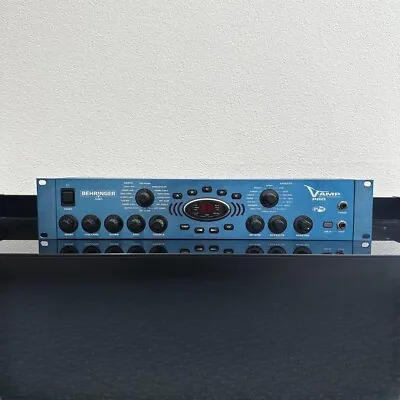 Behringer V-Amp Pro Multi Rack Guitar Effect Processor Blue Tested Used W/ Cable • $140.85