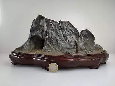 Suiseki Mountain Viewing Stone Bonsai Zen Japanese Rock Furuya-ishi 32cm/12inch • $660