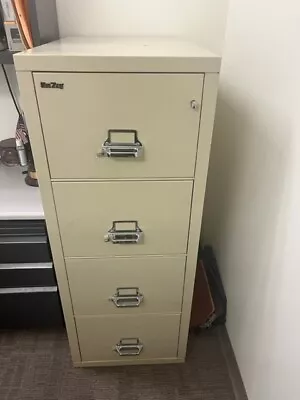 FireKing 4R1822CPA Turtle 4-Drawer Vertical File Cabinet - Parchment • $1000