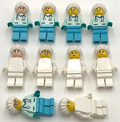Lego New Hospital Staff Minifigures Surgeons Nurse Doctors Medical Professionals • $9.92