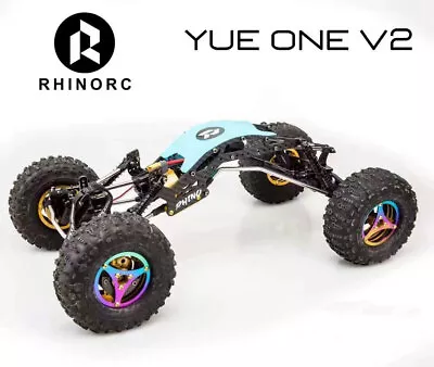 NEW Rhino RC Crawler YUE ONE V2 Shafty MOA Full 4.0mm 3K Carbon Fiber Chassis • $13.99