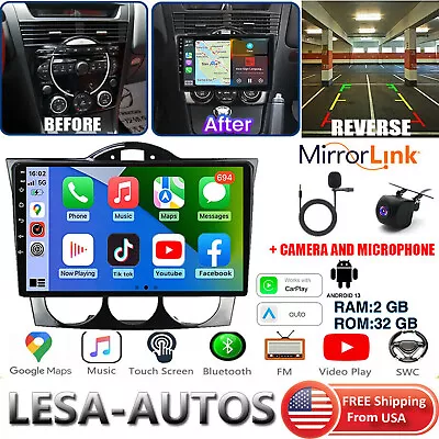 Car Radio Stereo GPS Navi Android 13 Wifi Carplay For Mazda RX-8 2003-2008 + Cam • $134.99