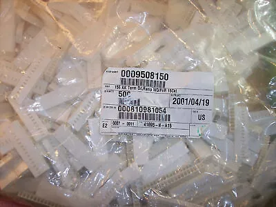 QTY (100) 15 POSITION CRIMP HOUSING RECEPTACLES 3.96mm KK156 09-50-8150 MOLEX • $19.99