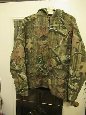 HDR Mossy Oak Men's Medium Breakup Infinity Woodland Camo Insulated Jacket • $34.99