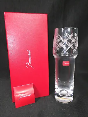 BACCARAT Crystal Bluebell Sky Bud Vase France NIB • $275.80