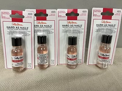 New Lot Of 4 Sally Hansen Hard As Nails Strength Treatment Hardener In Rosy Tint • $15.95