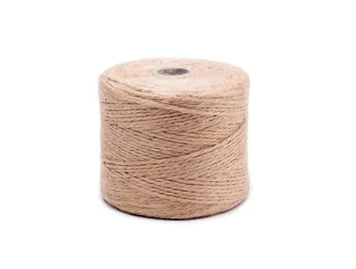 £1.07 • Buy 1m-1000M Natural Brown Twine String Shank Craft Jute Style Rustic Packing 2ply