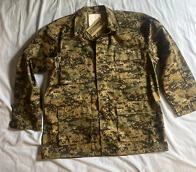 MIL-TEC  COAT Men’s Large HOT WEATHER - Digital Woodland - Combat - NWT New • $31.68