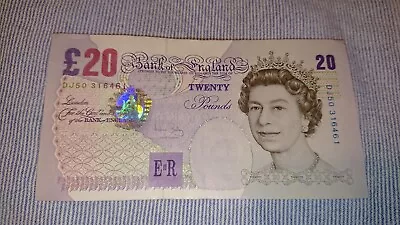 20 Pound Note - Bank Of England - Elgar/bailey (series E) [circulated] • £30