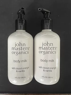 John Masters Organics Body Milk With Blood Orange & Vanilla- 8 Oz- 2 Pack • $26