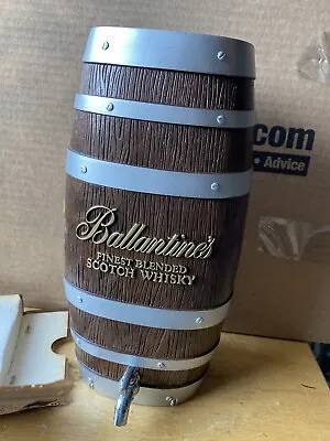 Vintage Ballantine's Scotch Whisky Barrel Dispenser NOS NIB  • $45