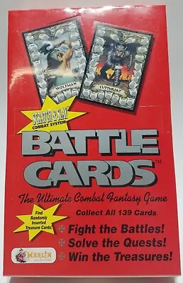 Battle Cards Combat Fantasy Game Box Sealed 36 Packs 1993 Merlin Collections New • $9.99