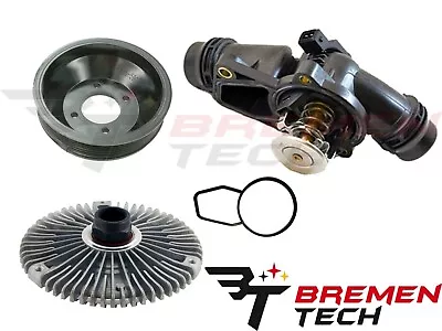 Water Pump Metal Impeller  Pulley Thermostat Kit For BMW E46 E53 E36 3 X5 Z3 • $64.34