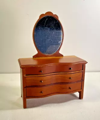 Antique Strombecker Cherry Bedroom Dresser With Mirror • $24