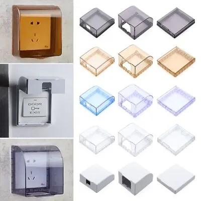 Waterproof Box Electric Plug Cover Protection Socket Switch Protective Cover • £4.70