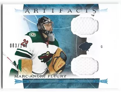 2022-23 Artifacts Marc-Andre Fleury Horizontal Materials Jerseys #153 083/149 • $15