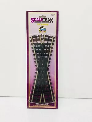 MTH 45-1015 ScaleTrax 22.5 Degree Crossover Track 3 Rail  NEW • $24.95