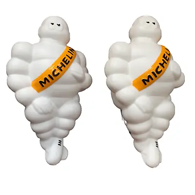 Michelin Man 2 X 10  Bibendum Doll Figure Mascot Advertise Tire With White Light • £85.19