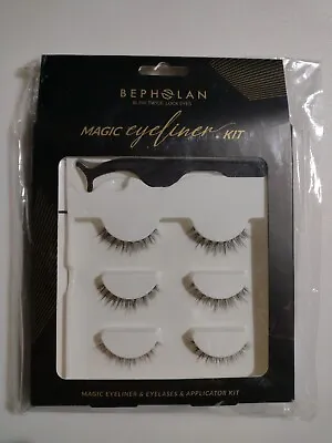 Bepholan Magic Eyeliner & Eyelashes + Applicator Kit 3 Pair • $3