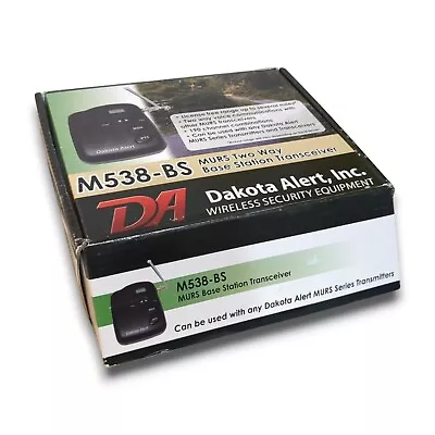 Dakota Alert MURS Wireless 2-Way Base Station Radio (M538-BS) • $74.99