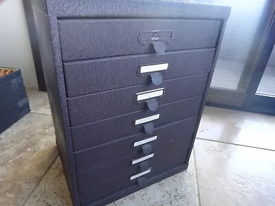 Vintage Metal Watchmakers 7 Drawer Parts Cabinet Chest • $50
