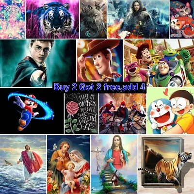 £5.99 • Buy 5D Full Drill Diamond Painting Art Cross Stitch Kit Art Picture Embroidery Xmas