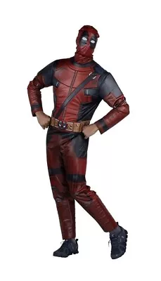 Jazwares Marvel Deadpool Adult Costume M 32-34 Halloween Cosplay • $24.95