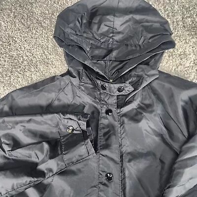 Vintage Orvis Rain Jacket Mens 42 Trench Overcoat Nylon Packable Hooded • $24.87