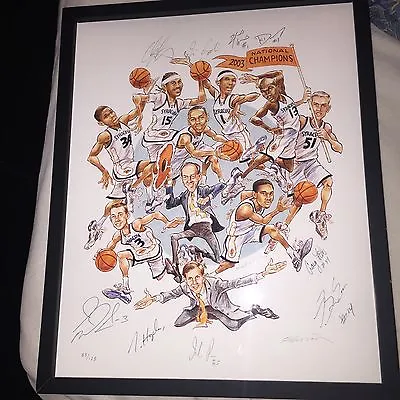 $725 • Buy 2003 Syracuse Team Signed 16x20 Poster Limited Edition 85/125