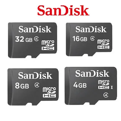 2GB/4GB/8GB/16GB/32GB Sandisk Micro SD SDSDQ SDHC C4 TF Flash Memory Card • $12.50