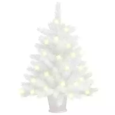 VidaXL Artificial Pre-lit Christmas Tree White 65 Cm SP • $105.89
