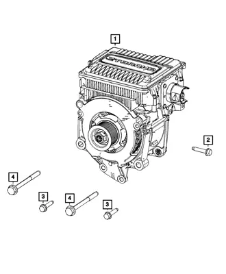 New Genuine Mopar Belt Driven Generator 2022-2023 OE 05192408AD • $2005.72