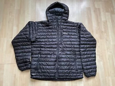 RAB Mens Microlight Alpine Hooded Down Jacket XL • £56