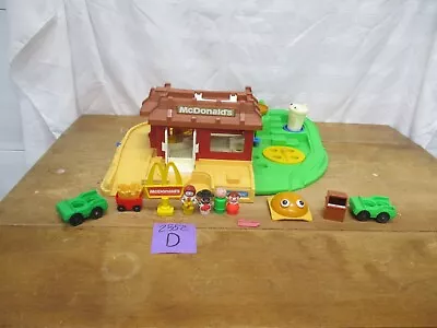 Vintage Fisher Price Little People McDonald’s Playset 2552 D Bus Extra 100% • $295