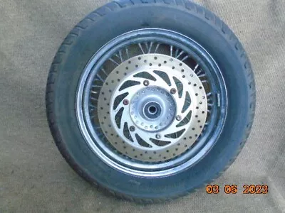 2005 05 Yamaha VStar V Star XVS 650 Classic 16  Front Wheel Rim Tire Spoke Rotor • $139.20