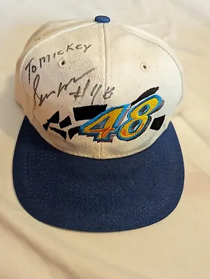 Vintage Nascar Hat Signed #48 • $5.99