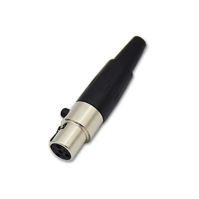 4 Pin Female Plug Mini TA4F XLR Audio Microphone Connector MIC Adapter Tini Q-G • $4.15