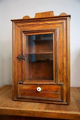Antique Medical Cabinet Apothecary Wood Drawer Medicine Bathroom Display Case • $799.99