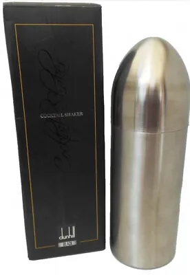 £10 • Buy Cocktail Shaker Stainless Steel Dunhill Black Bullet Shape H23 X D7.3cm