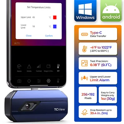 IR Imager Detector Infrared Thermal Imaging Camera Type-C For Android Cell Phone • $219