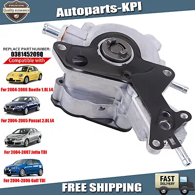 New Fuel Vacuum Pump For 04-07 VW Passat Beetle Golf Jetta TDI 2.0L 1.9L Diesel • $128.88